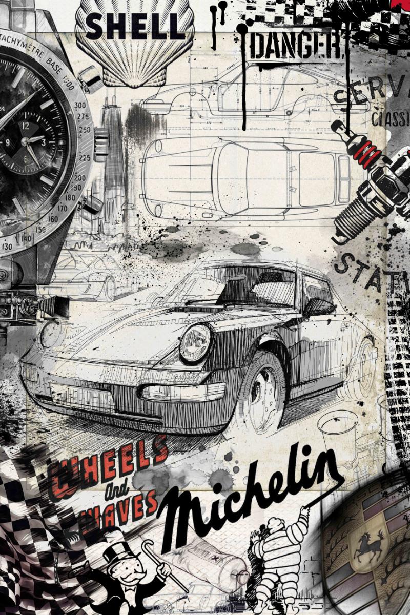 Porsche Black Dollart
